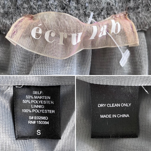 HOST PICK Ecru Lab Soft Wool Blend Off Shoulder Option Sweater Dress - Picture 4 of 15